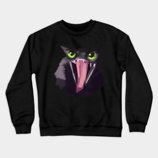 Hilarious cursed maxwell the cat! Crewneck Sweatshirt